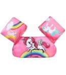 Vesta de salvare pentru copii cu aripioare de inot, Roz, Model Unicorn