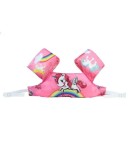 Vesta de salvare pentru copii cu aripioare de inot, Roz, Model Unicorn