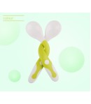 Set 2 tacamuri pentru bebelusi, maner din silicon, 14 cm, flexibile, +6 luni, Alb/Verde