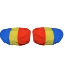 Huse tricolore pentru oglinzi auto, set 2 buc