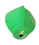 Lampion zburator, hartie biodegradabila, Verde