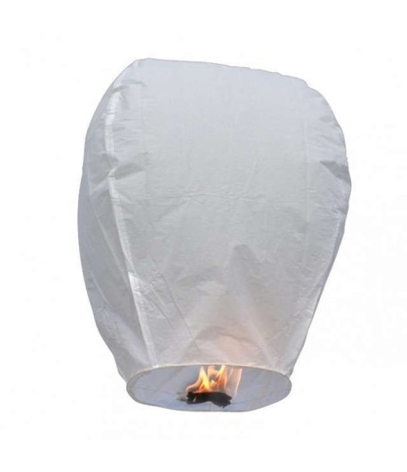 Lampion zburator clasic pentru evenimente, Alb