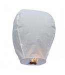Lampion zburator clasic pentru evenimente, Alb