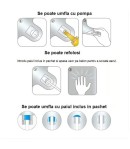 Balon din Folie Cifra 9, 81 cm, Pentru Aer sau Heliu, Bulk, Roz Auriu