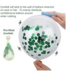 Set 15 baloane pentru petrecere, alb/verde, 30 cm