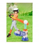 Joc de Baseball Interactiv, Lansator  Aruncare prin Buton de Lansare pe Bata, 59 cm Bata, Multicolor