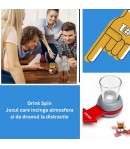 Joc de baut Drink Spin 10.3 x 11.5 cm, Pahar de Shot din Sticla, gri
