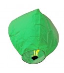 Lampion zburator, hartie biodegradabila, Verde