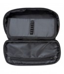 Penar textil Warrior, 1 fermoar, 2 compartimente si 2 flapsuri, 20x10x5 cm