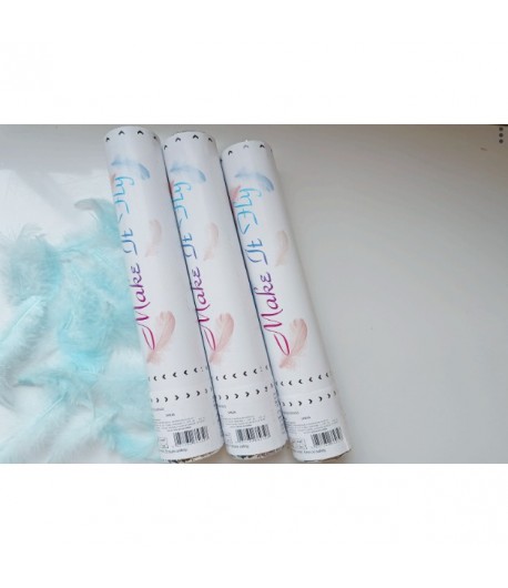 Tub de Confetti, Model Pene, 27 cm, Make It Fly, Bleu