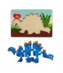 PUZZLE DIN LEMN TUOJIANGOSAURUS, 8 PIESE