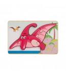 PUZZLE DIN LEMN PTERODACTIL, 8 PIESE