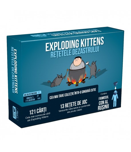 Joc de societate Exploding Kittens: Retetele Dezastrului
