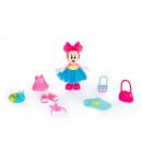 Disney Minnie Mickey - Papusa cu accesorii Fluffy